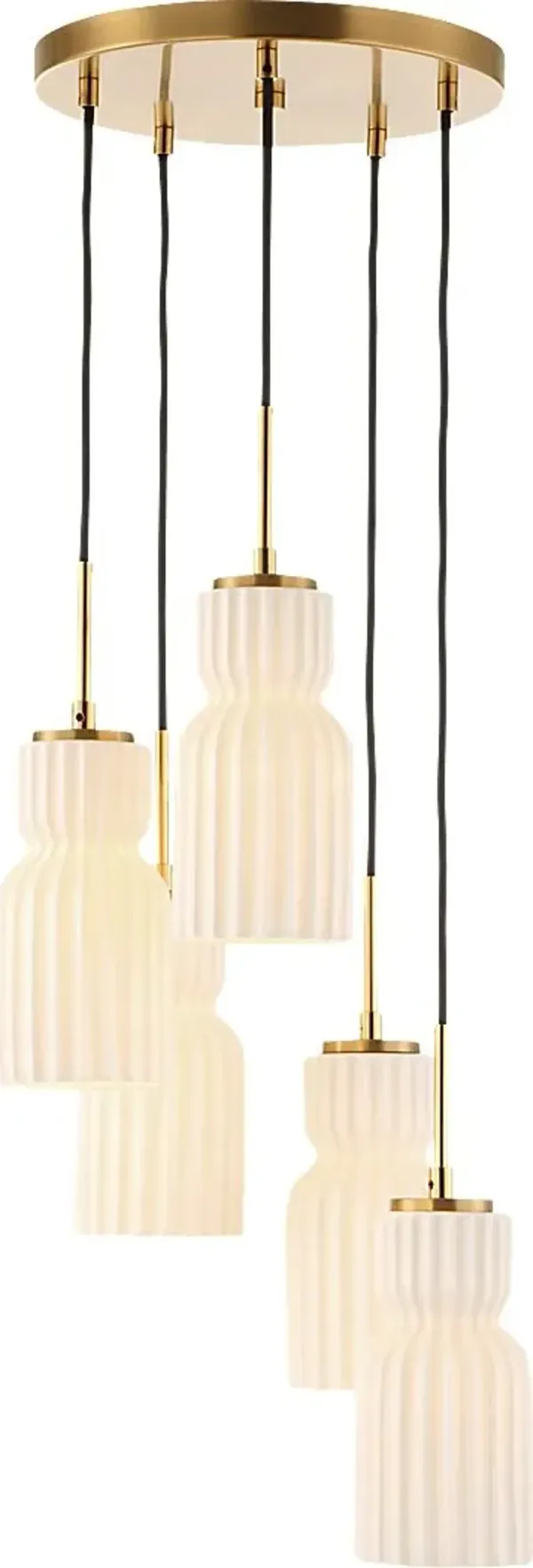 Alaysia Brass Chandelier