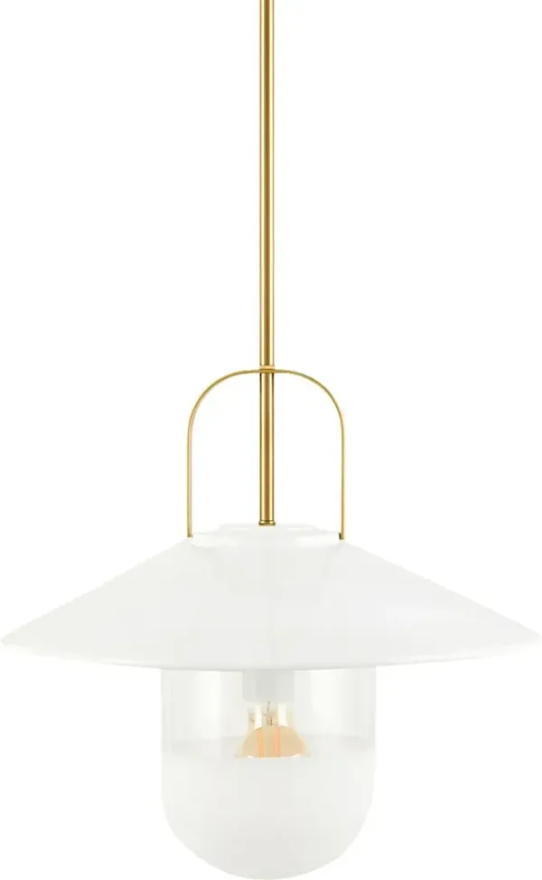 Tylia Court Brass Pendant