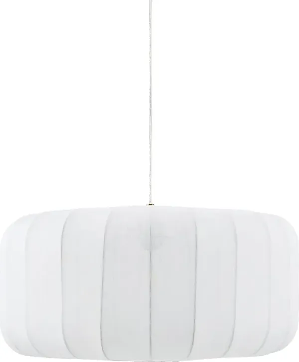 Mercier Circle White Pendant
