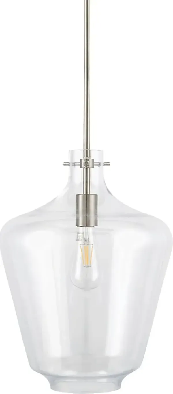 Clairepoint Home Silver Pendant