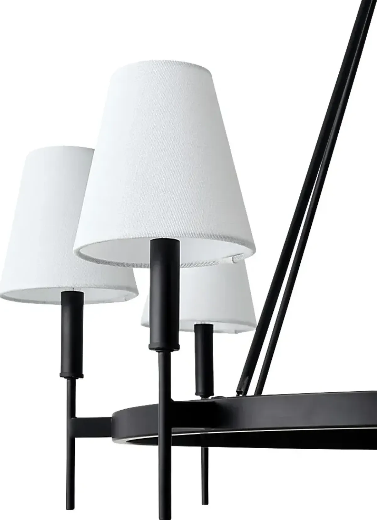 Hanson Cove Black Chandelier