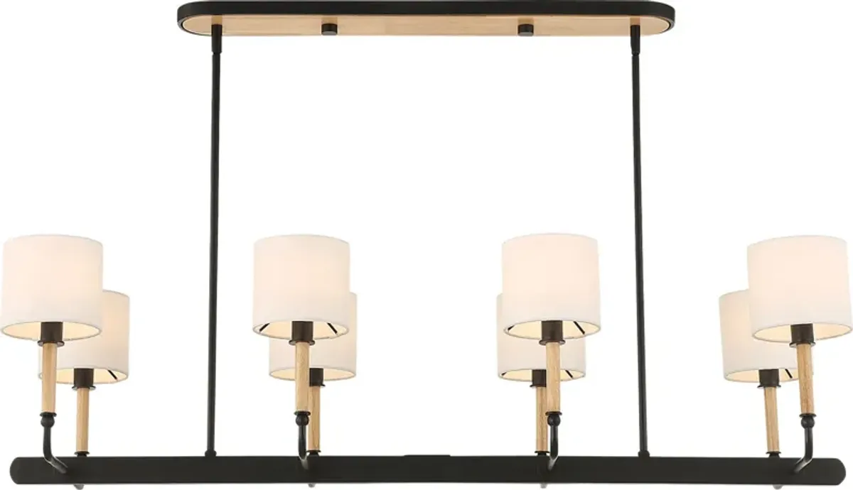 Cristover Black Chandelier