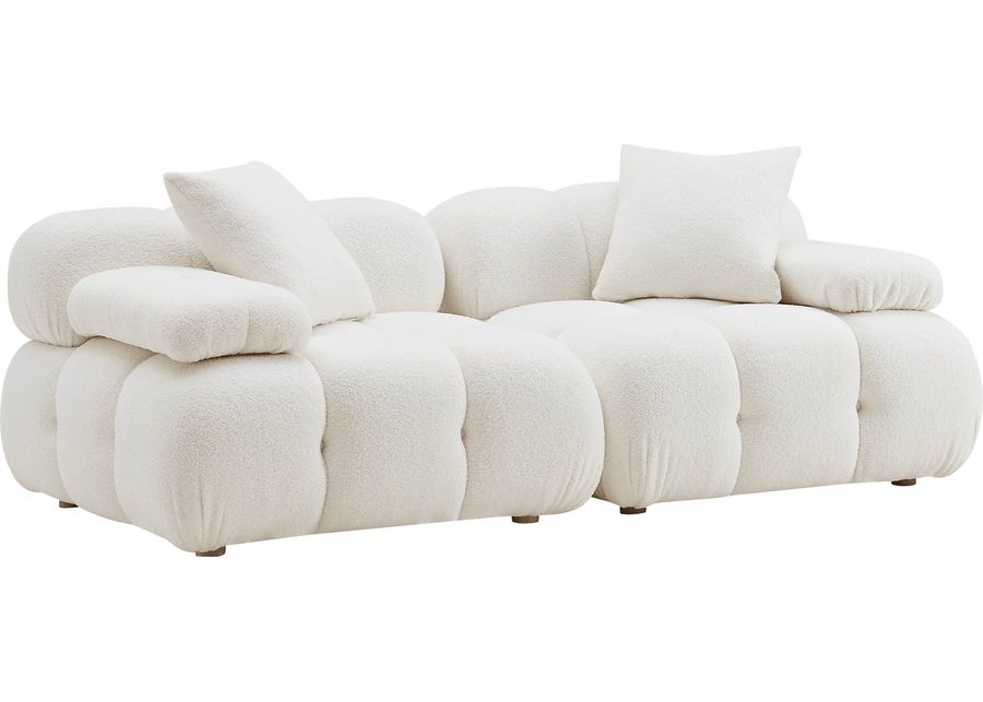 Crianza Cream Loveseat