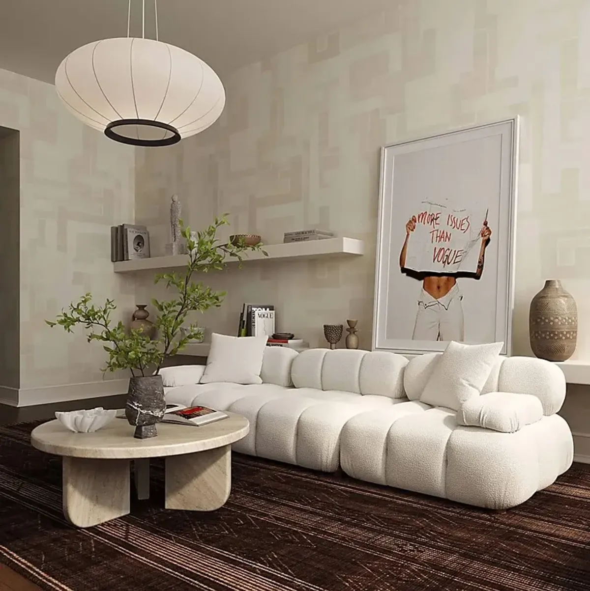 Crianza Cream Sofa