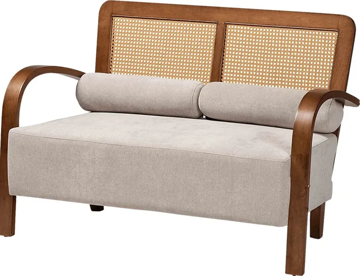 Leraleigh Walnut Loveseat