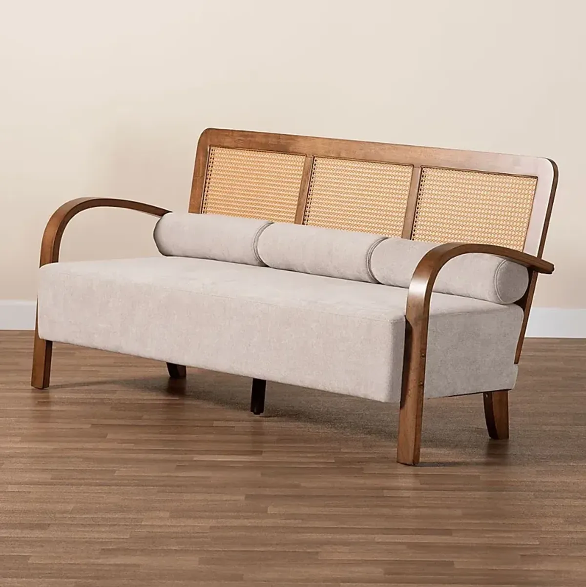 Leraleigh Walnut Sofa