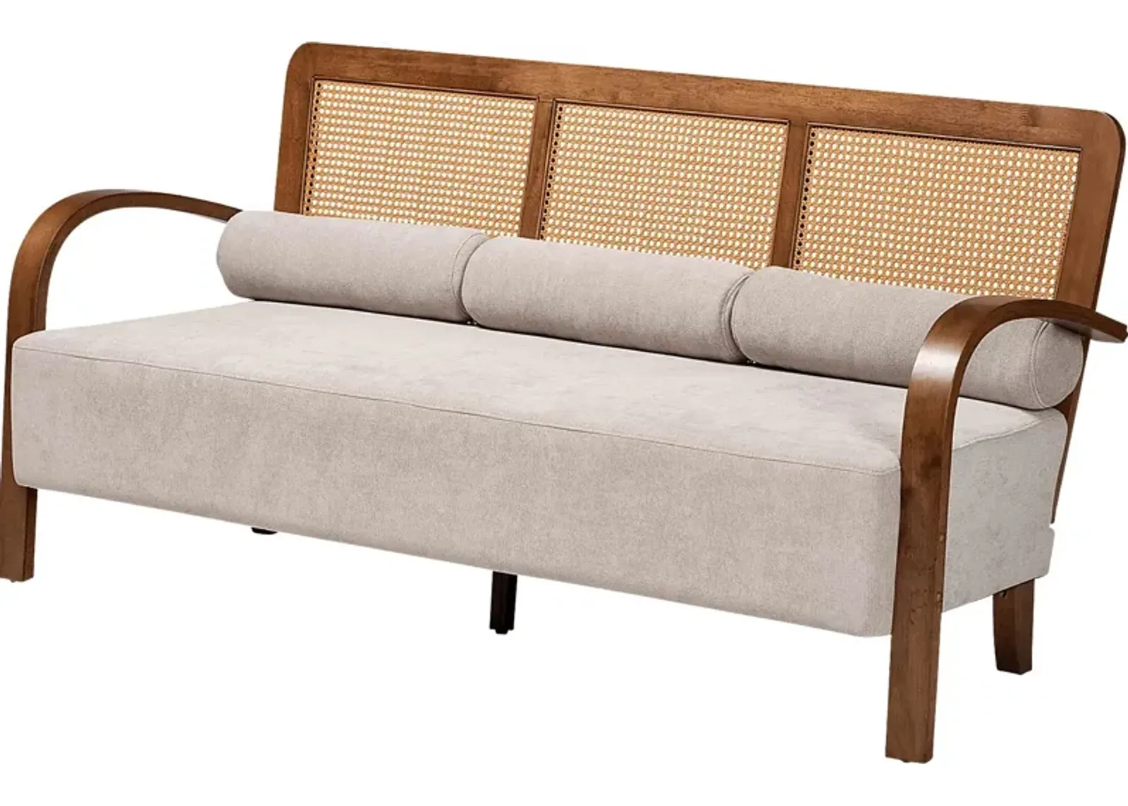 Leraleigh Walnut Sofa