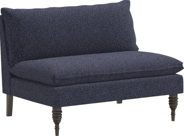 Subira Blue Loveseat