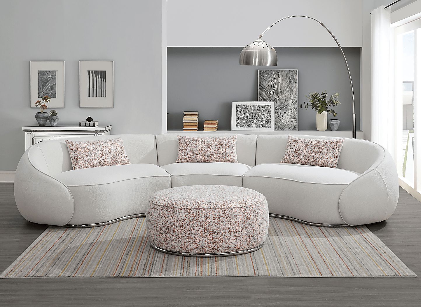 Cabritoro Beige 3 Pc Sectional