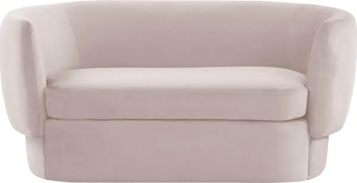 Fiaba Blush Loveseat