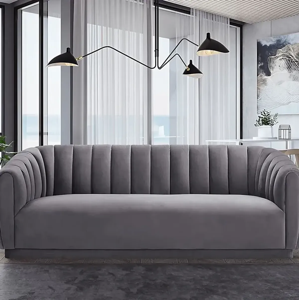 Frosterly Gray Sofa