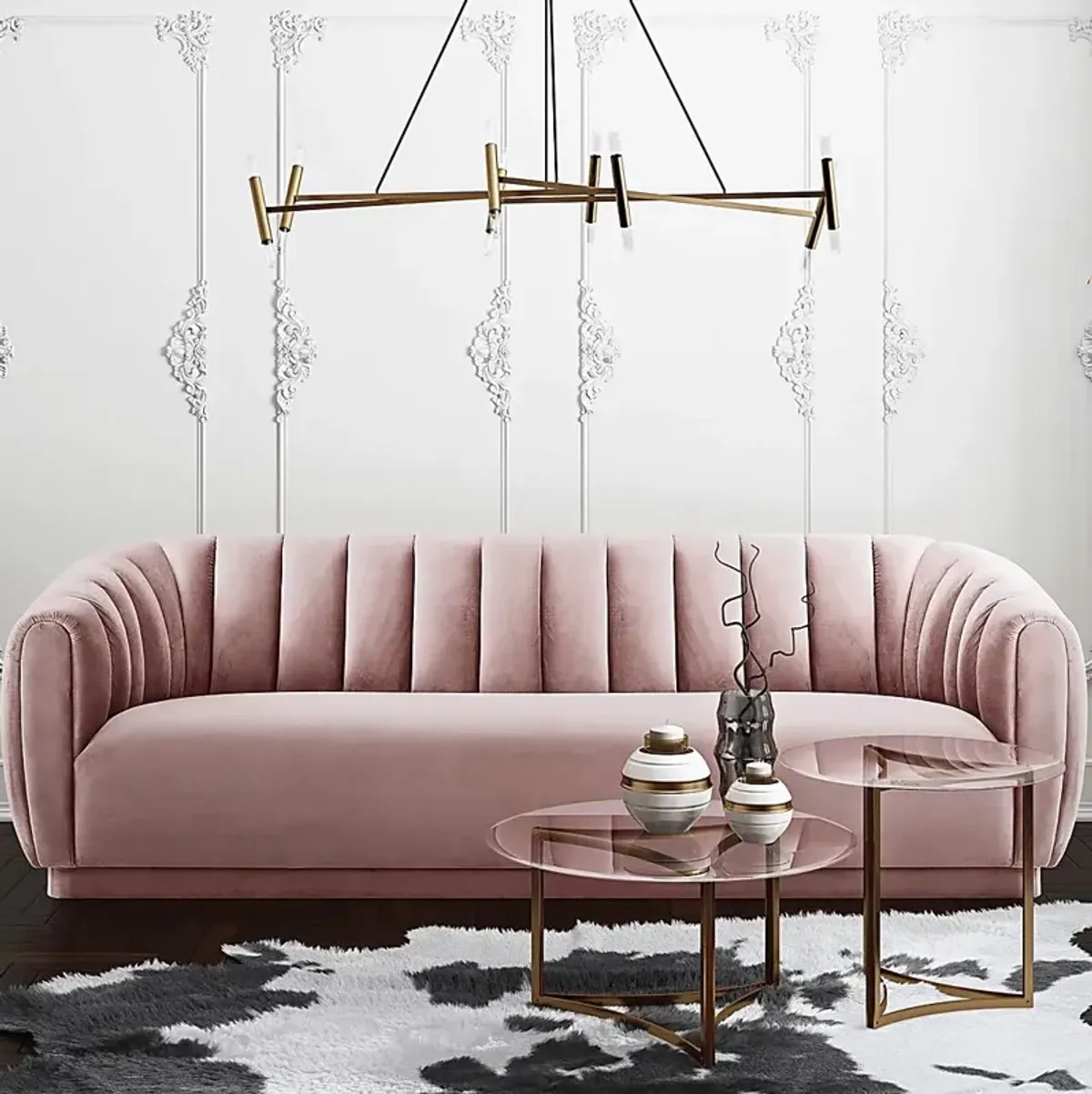 Frosterly Blush Sofa