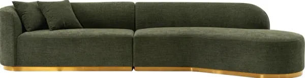 Cawdor Green 2 Pc Sectional
