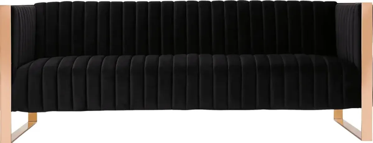 Dunellen Black Sofa