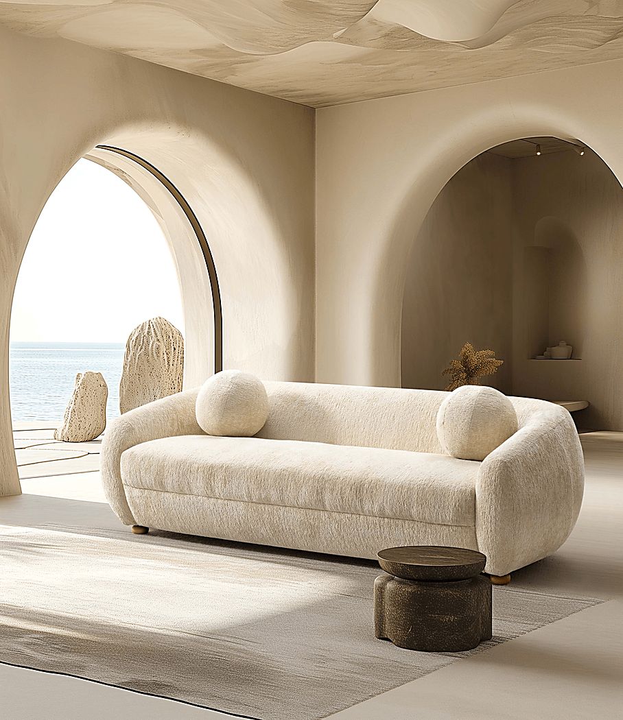 Azurelee Cream Sofa