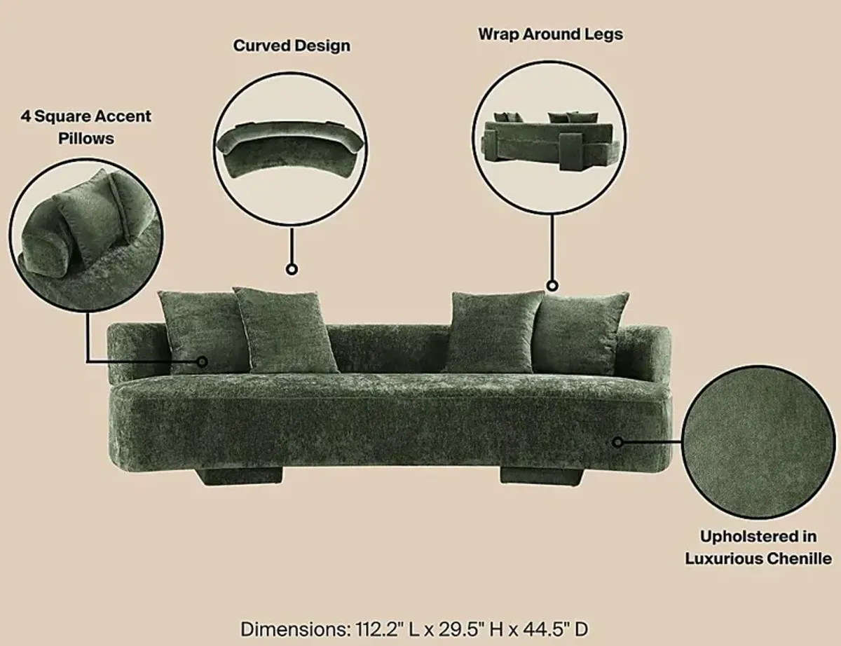 Mipolomol Green Sofa