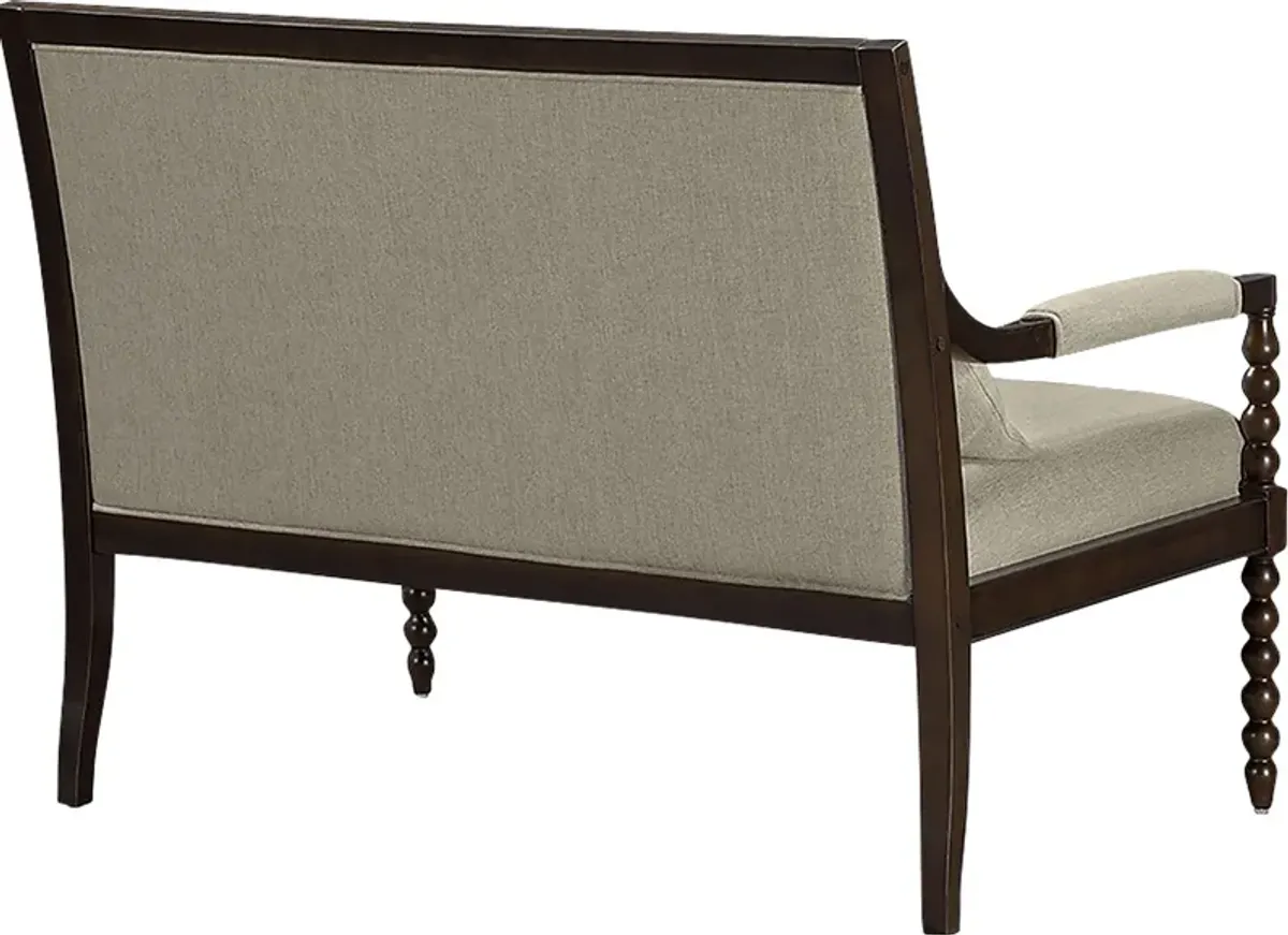 Julianas Taupe Settee