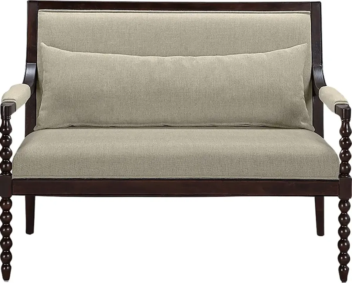 Julianas Taupe Settee