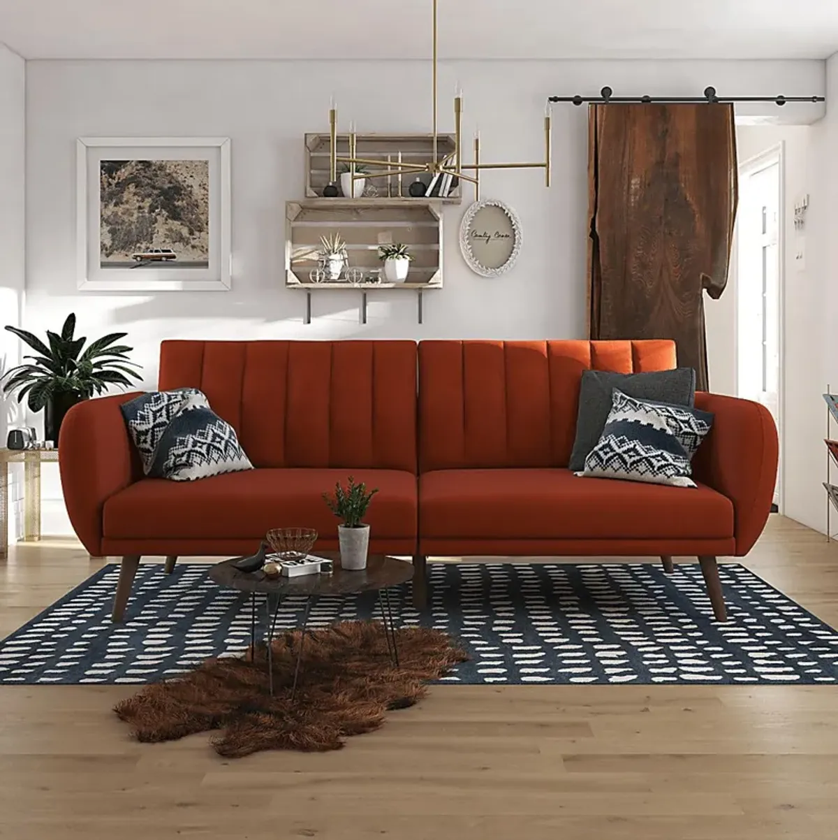 Velron Orange Futon