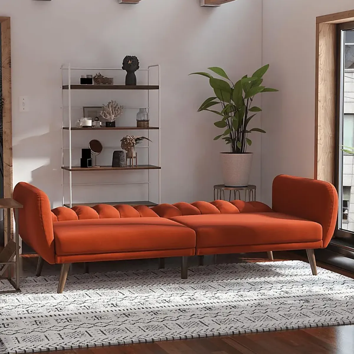 Velron Orange Futon