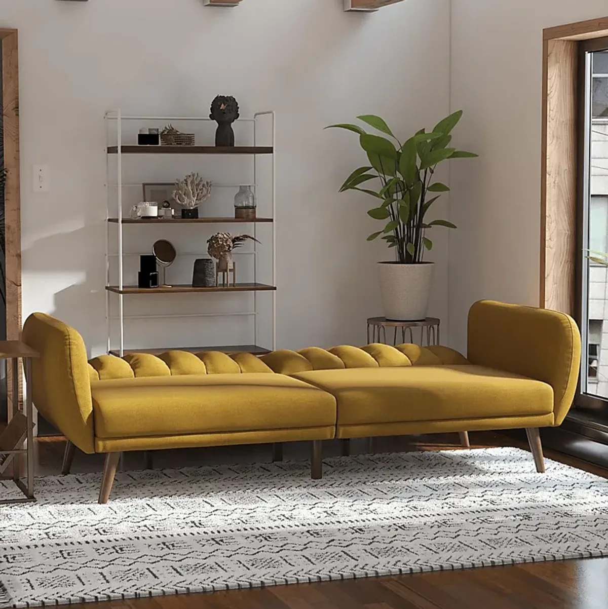 Velron Mustard Futon