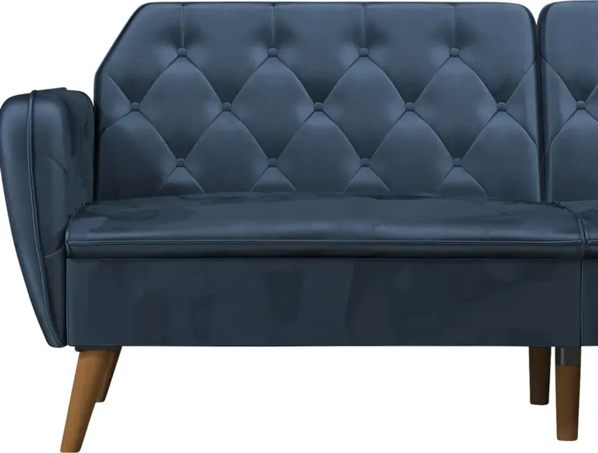 Telora II Blue Futon