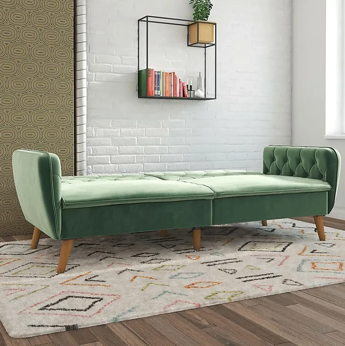 Telora II Green Futon