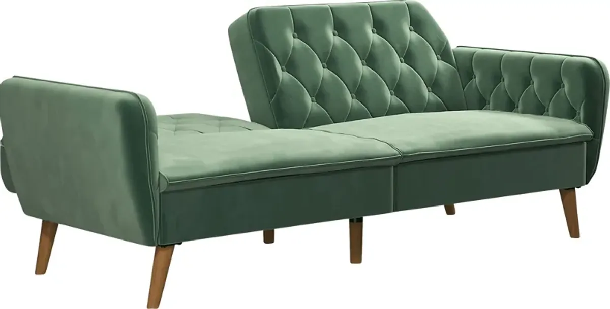 Telora II Green Futon