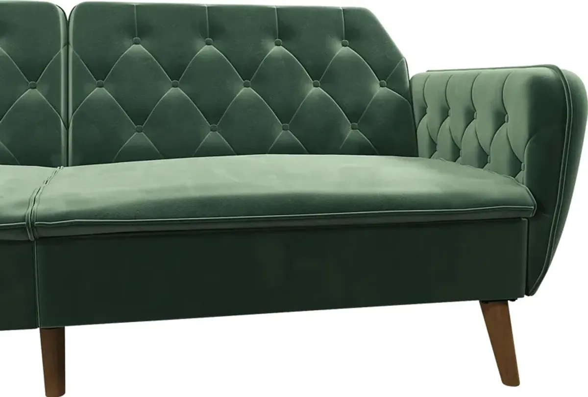 Telora II Green Futon