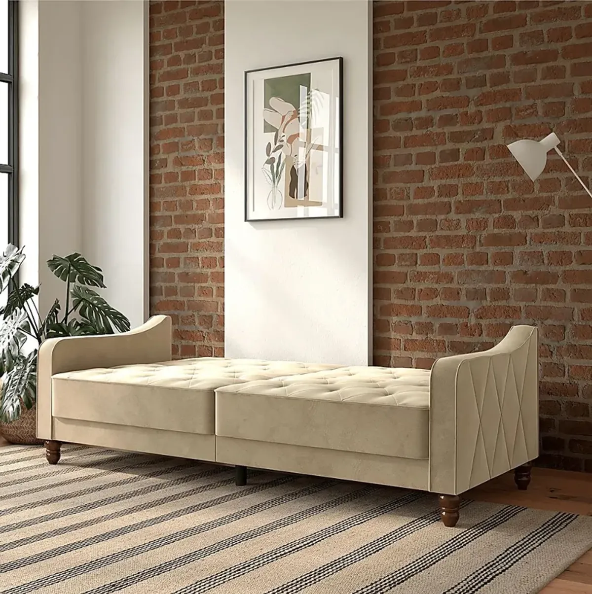 Lydra Beige Futon