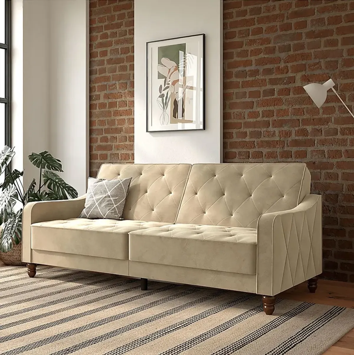 Lydra Beige Futon