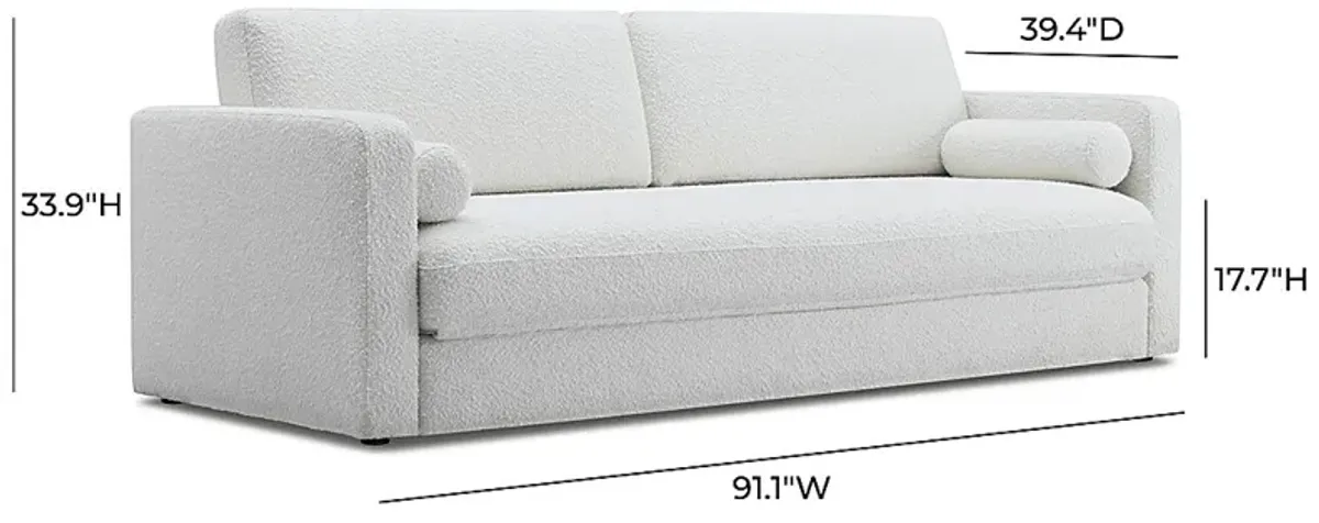 Rapalla Cream Sleeper Sofa