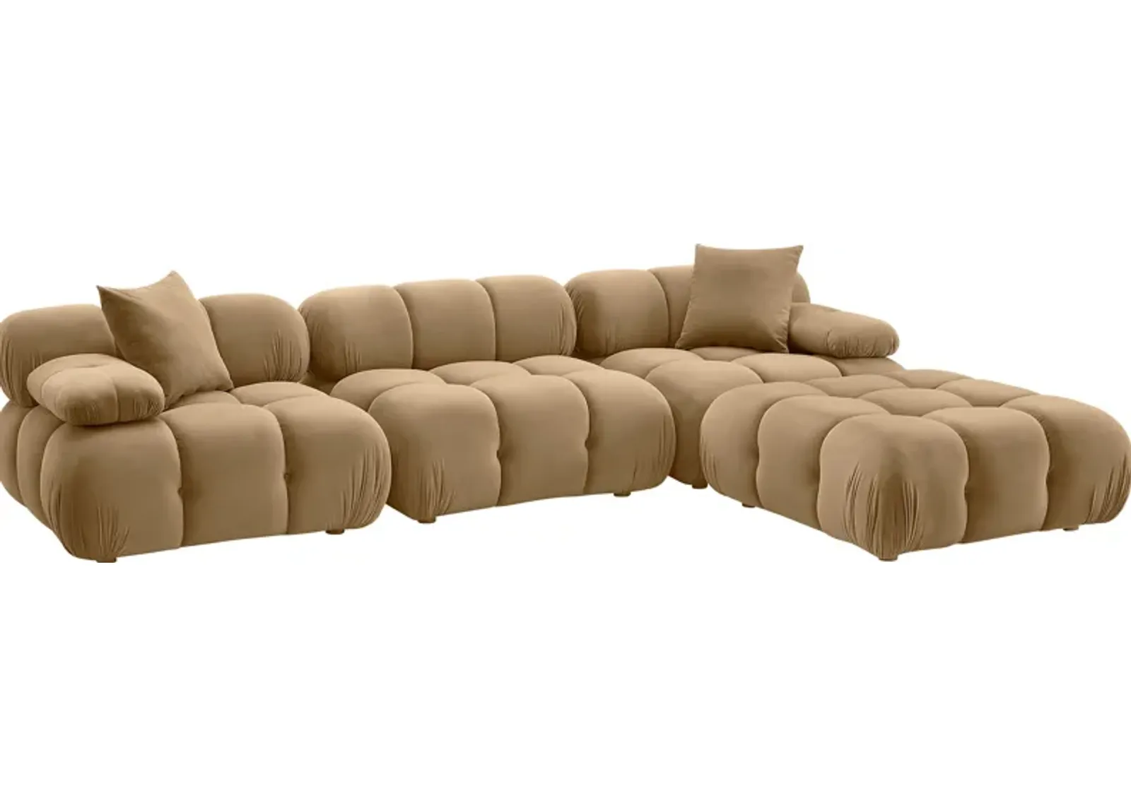 Crianza Brown 4 Pc Sectional