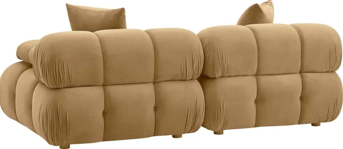 Crianza Brown Loveseat