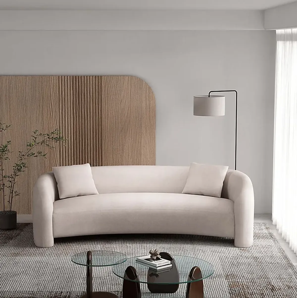 Adlerspoint Beige Sofa