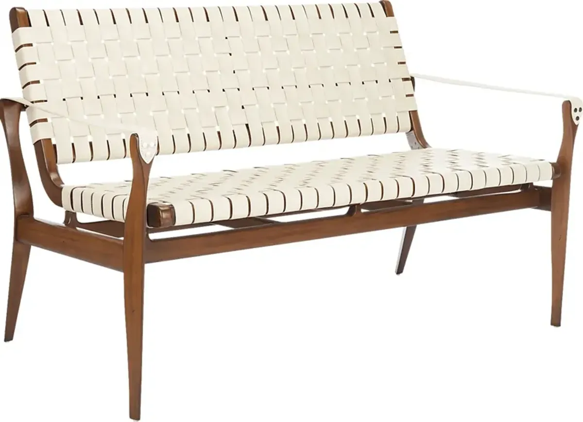 Hammad Cream Loveseat