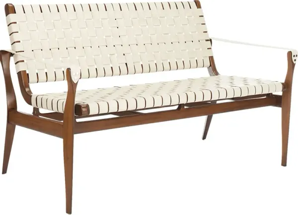 Hammad Cream Loveseat