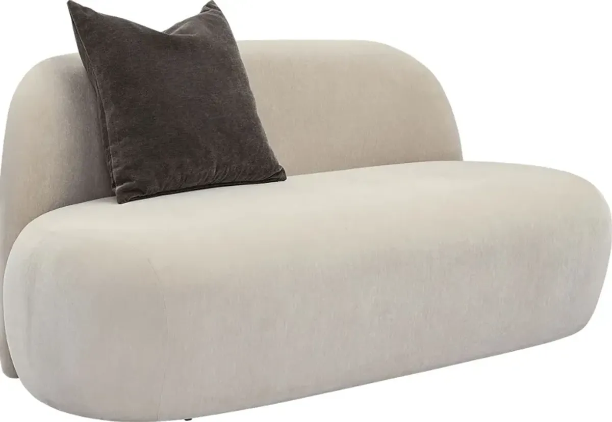 Deserprises Taupe Loveseat