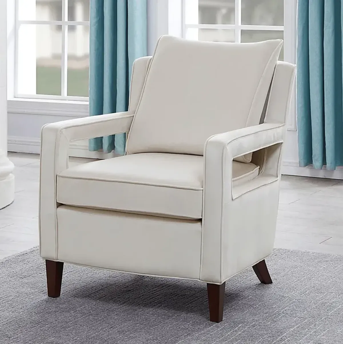 Hinkel Beige Accent Chair