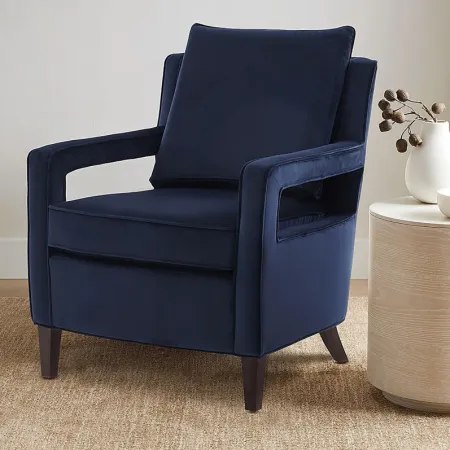 Hinkel Blue Accent Chair