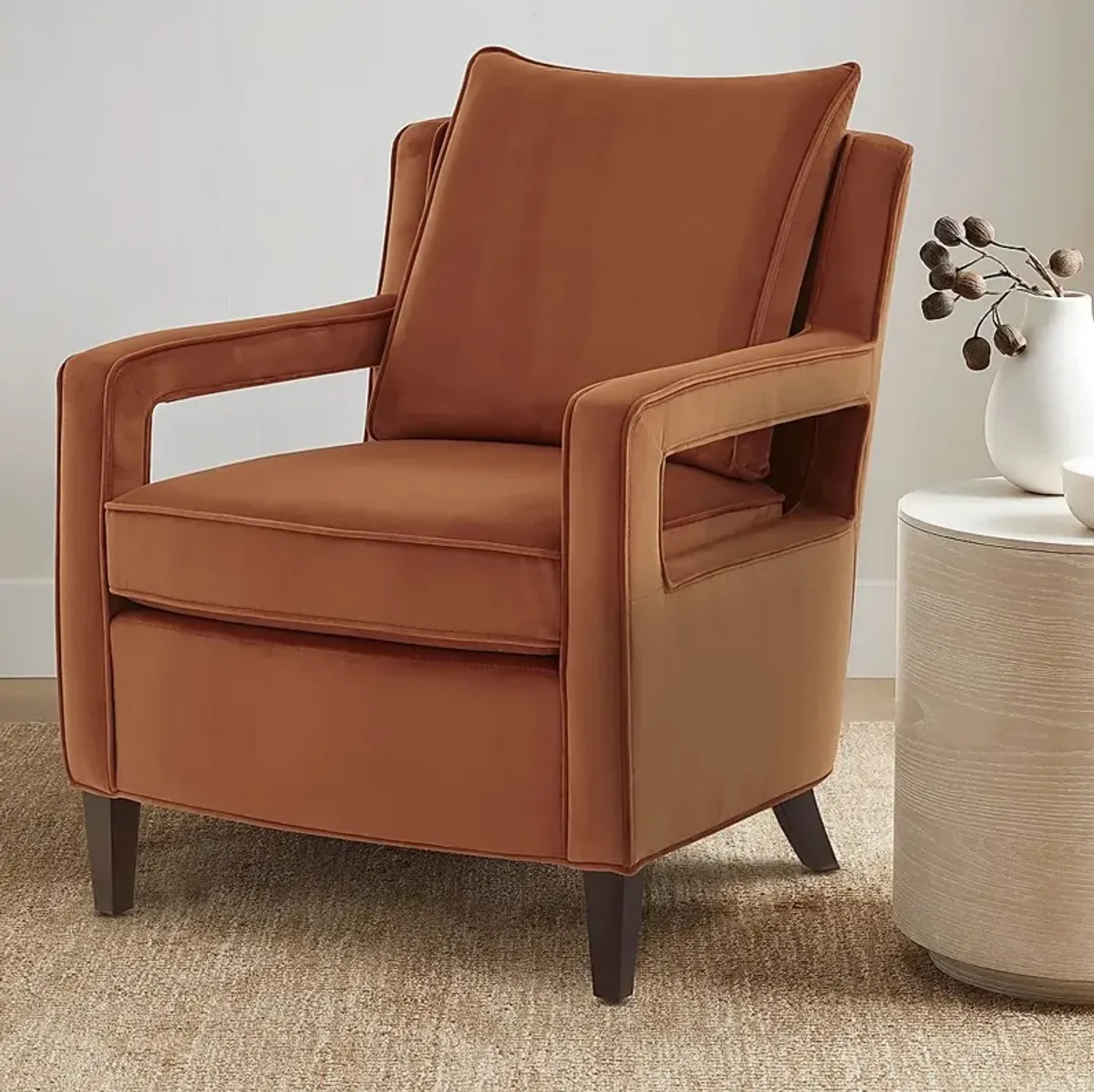 Hinkel Orange Accent Chair