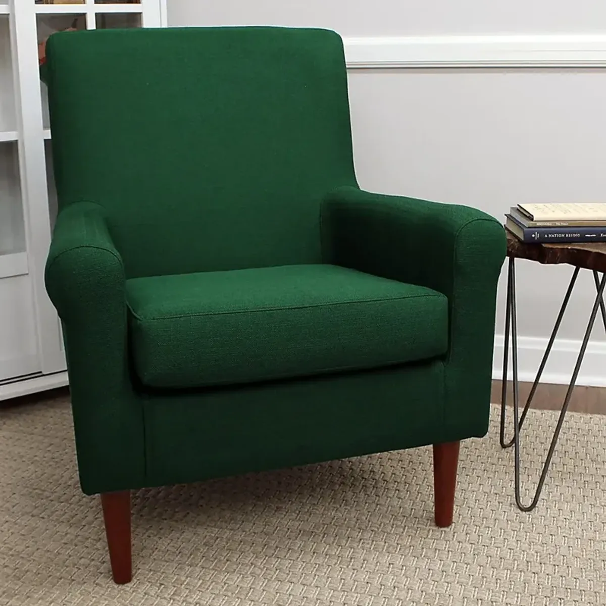 Siamasa Green Accent Chair