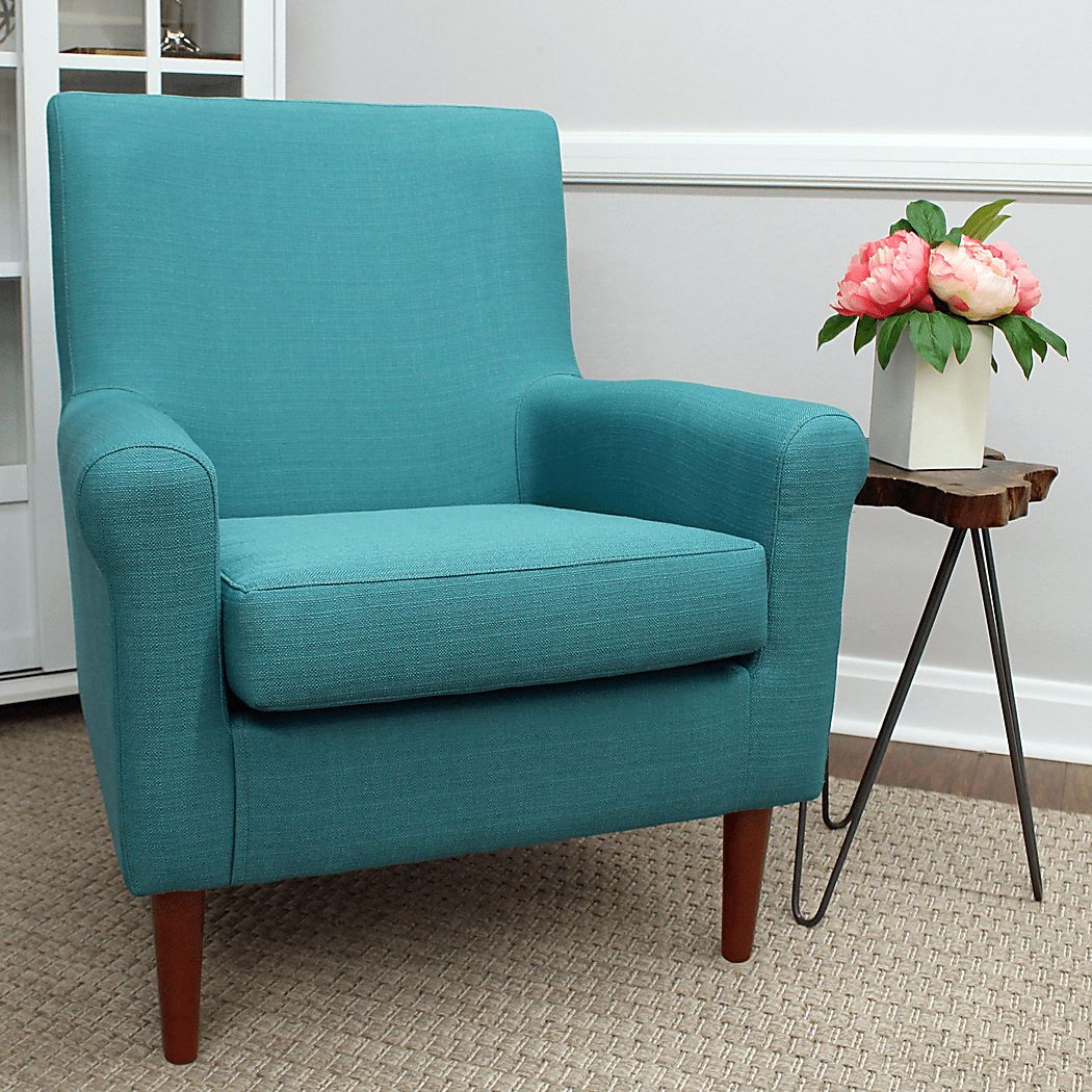 Siamasa Teal Accent Chair