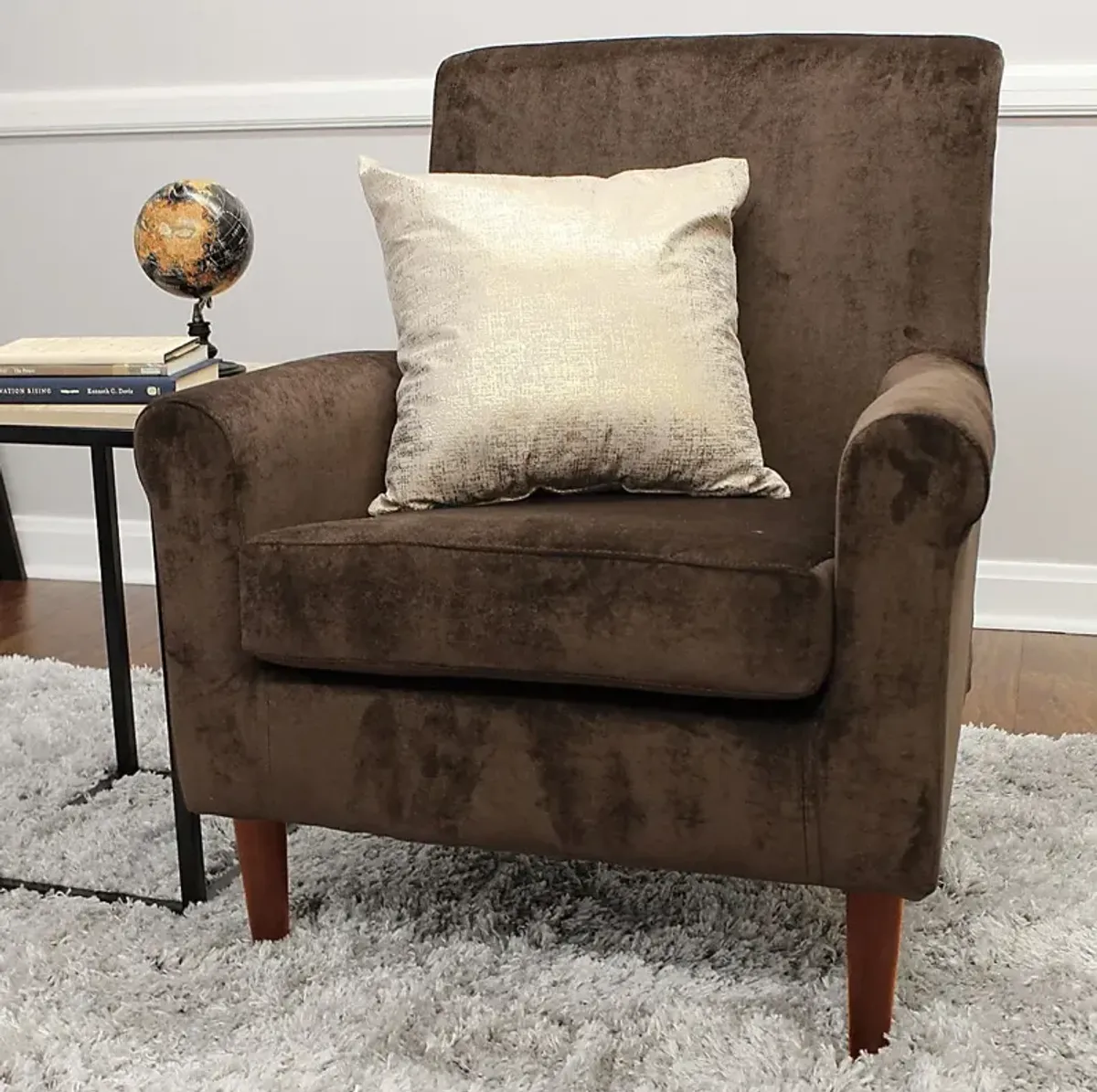 Siamasa Brown Accent Chair