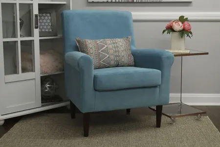 Siamasa Light Blue Accent Chair