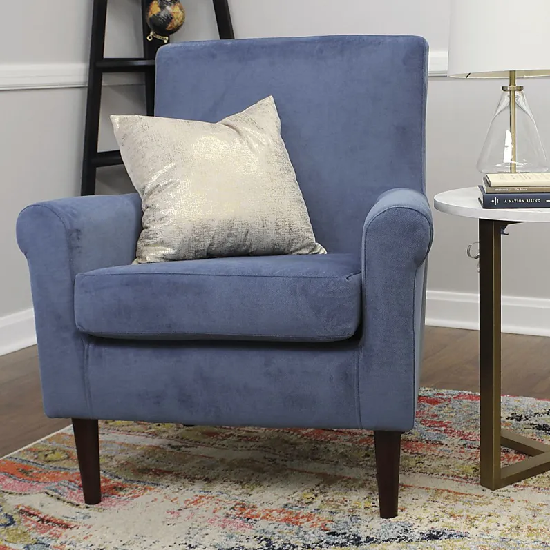 Siamasa Blue Accent Chair