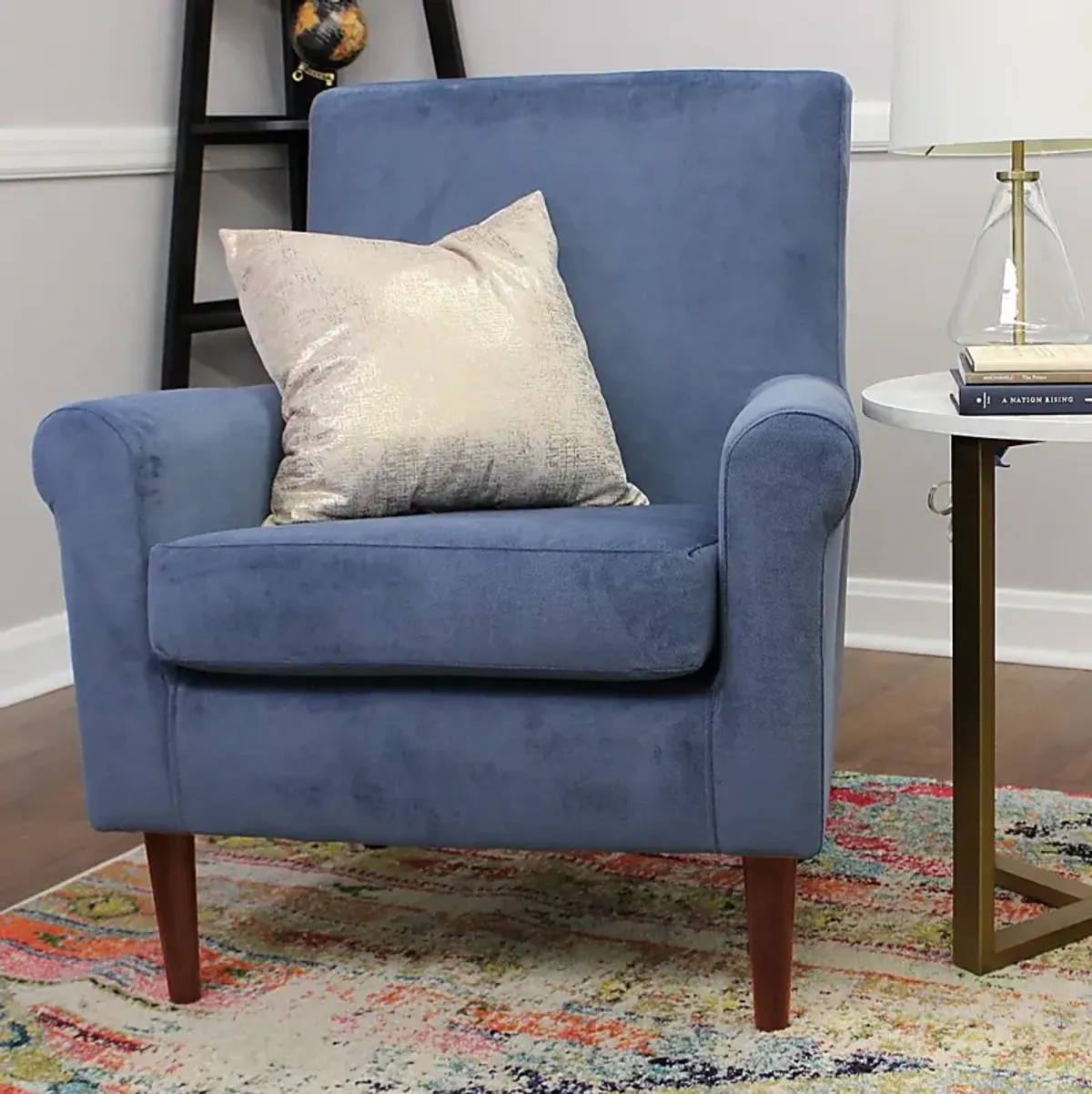 Siamasa Blue Accent Chair