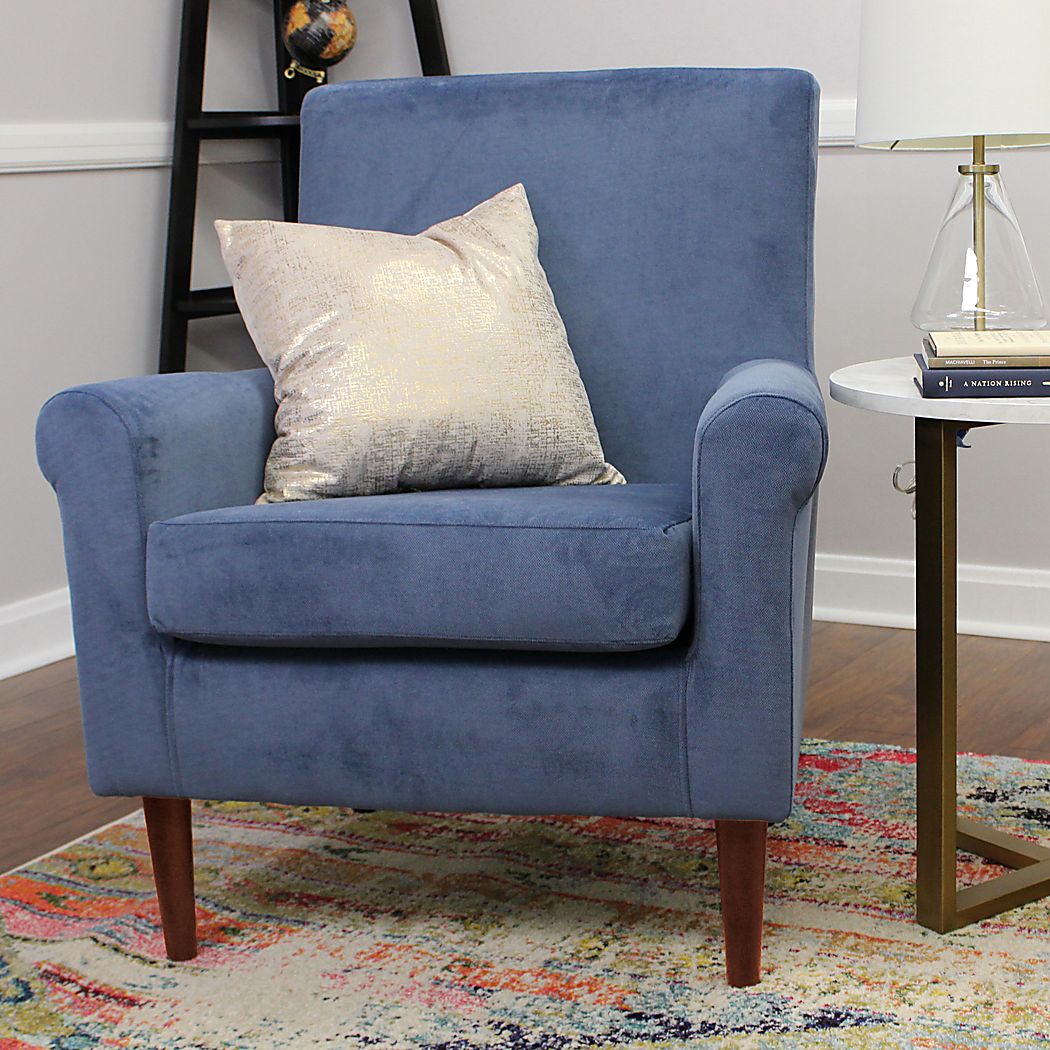 Siamasa Blue Accent Chair