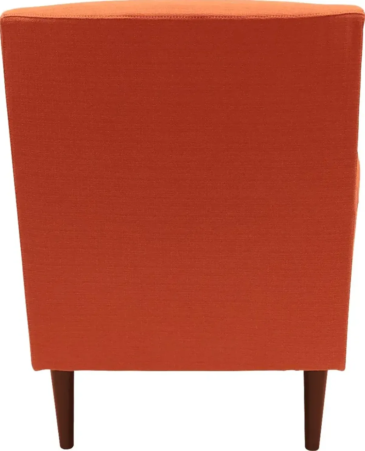 Siamasa Orange Accent Chair