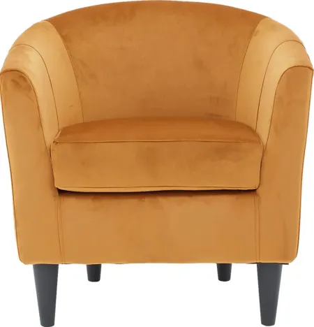 Lughala Orange Accent Chair